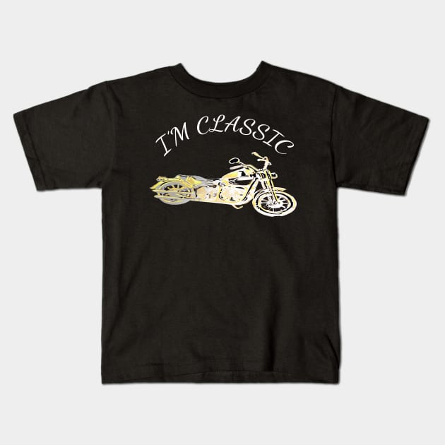 I'm Not Old I'm A Classic Shirt | Classic Car T-Shirt for male Kids T-Shirt by CREATIVITY88